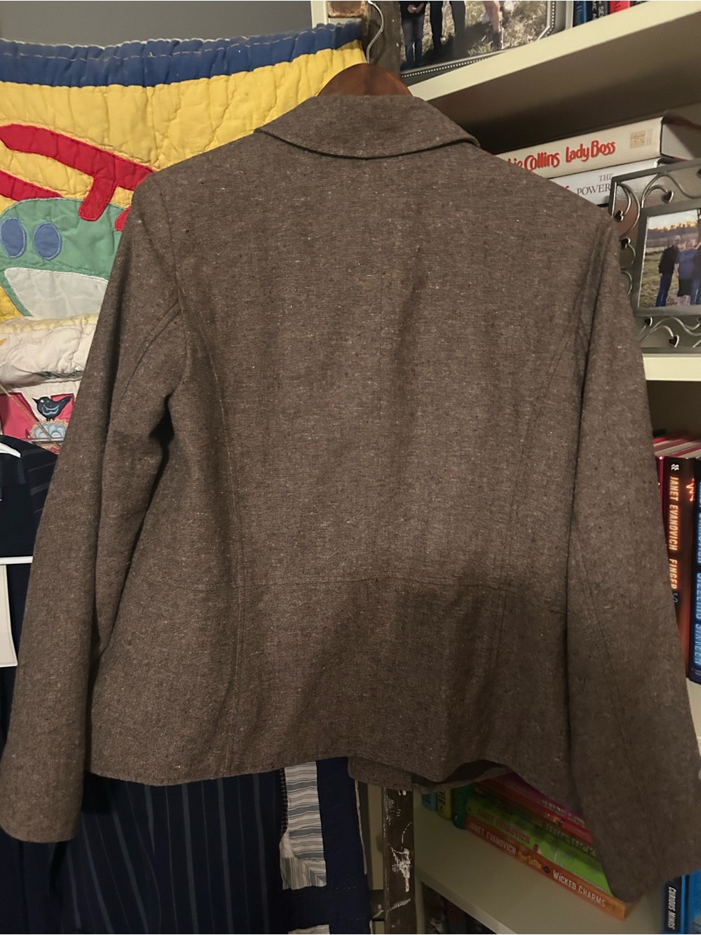 Mossimo Supply Co. Brown Wool-Blend Button Jacket - Picture 4 of 4